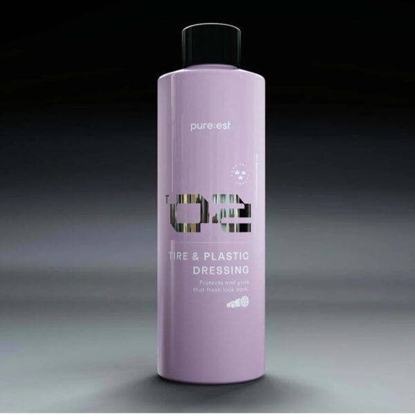 T2 Tire Shine Matte Finish and plastic dressing 500ml